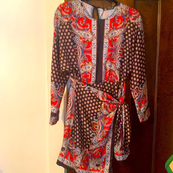 Zara silk wrap dress - Picture 1 of 4